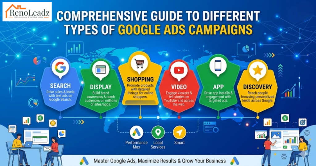 Comprehensive Guide to Different Types of Google Ads Campaigns