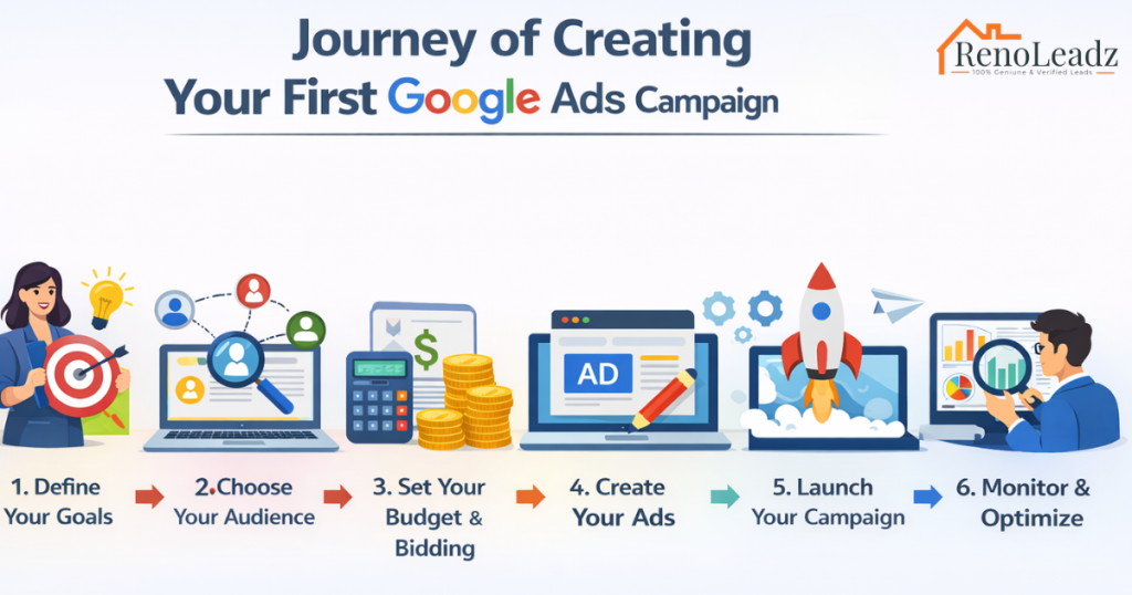 Journey of Creating Your First Google Ads Campaign