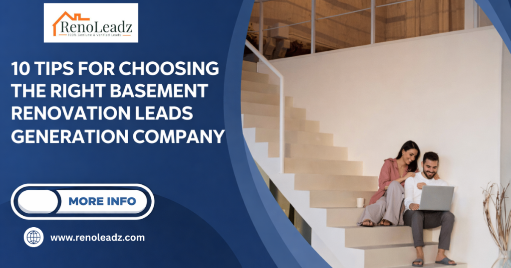 Basement Renovation Leads Generation Company