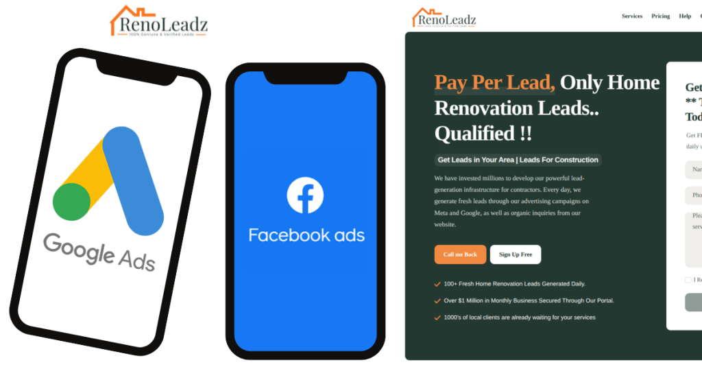 Facebook Ads Vs Google Ads Vs Reno Leadz