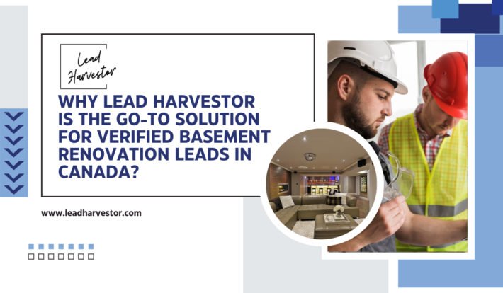 verified basement renovation leads in Canada