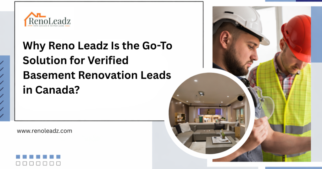 Verified Basement Renovation Leads in Canada