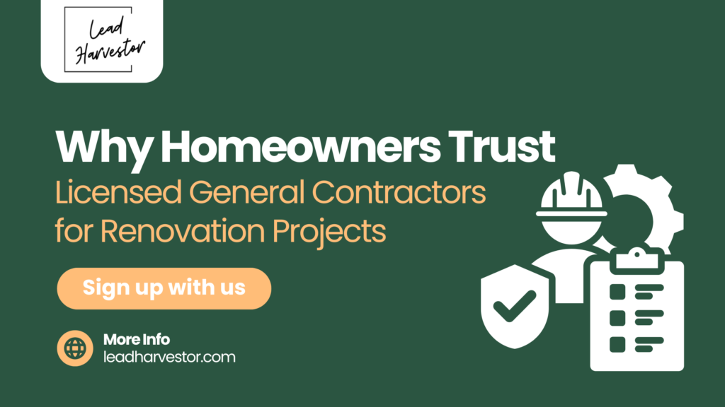 Why Homeowners Trust Licensed General Contractors for Renovation Projects